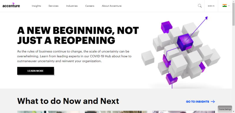 Accenture US website