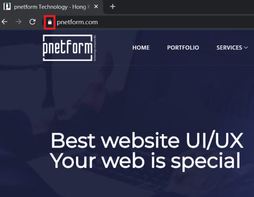 HTTPS website - pnetform.com